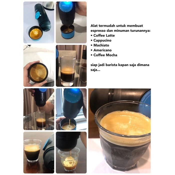 ESPRESSO MAKER ELECTRIC MESIN ESPRESSO ELEKTRIK MINI PORTABLE