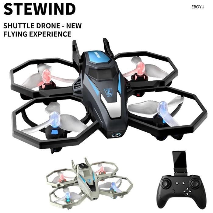 JJRC H118 Mini Grid Quadcopter Drone 20 Menit Penerbangan 8K UHD WiFi FPV Hitam