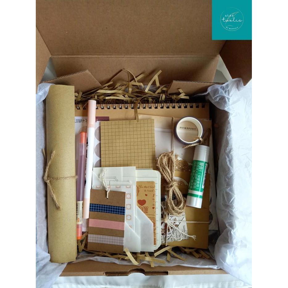 

Paket Journaling Kit Bullet Journal Bujo Kit Diy Scrapbooking Set A