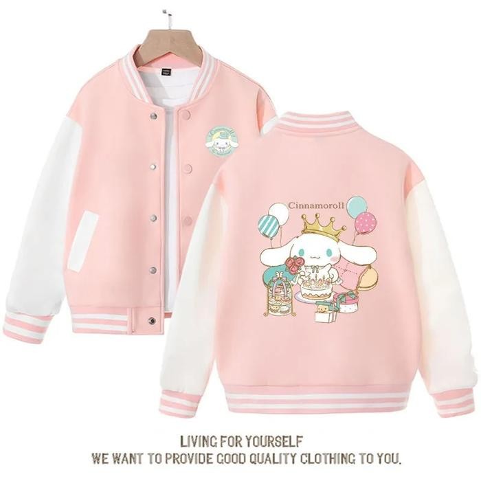 Sanrio Cinnamoroll Jacket Hello Kitty Kuromi Overcoat Woman Jacket