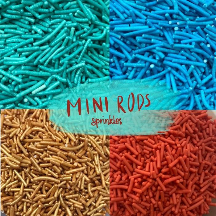 

Aneka Sprinkle Rods 500 Gr - Dekorasi Kue Cupcake Hiasan Makanan