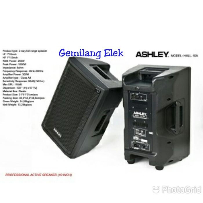 Speaker Aktif Ashley Hall 10A ( 10 In )