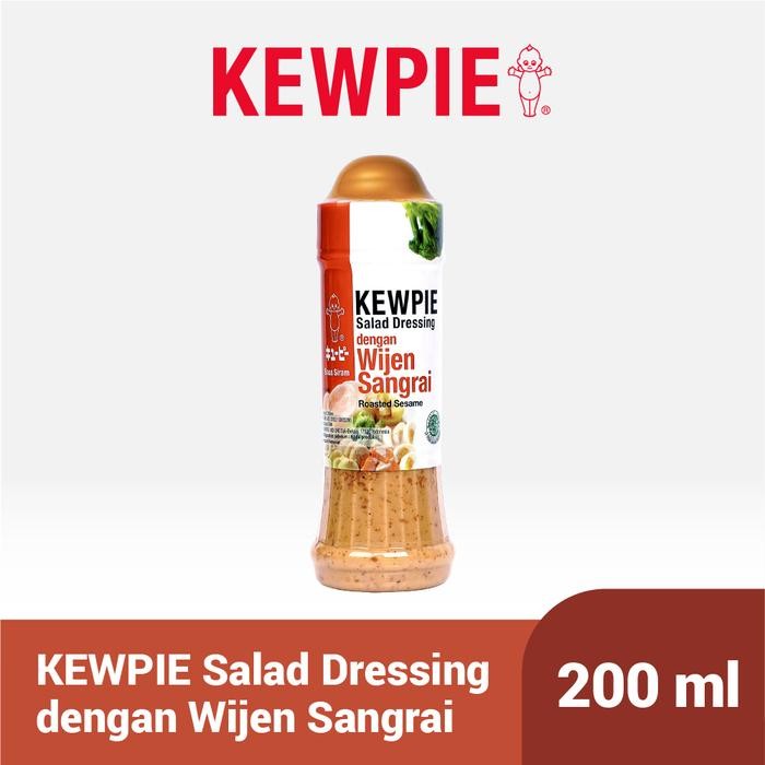 

200 ml KEWPIE WIJEN SANGRAI Kewpie Salad Dressing Roasted Sesame Saus New