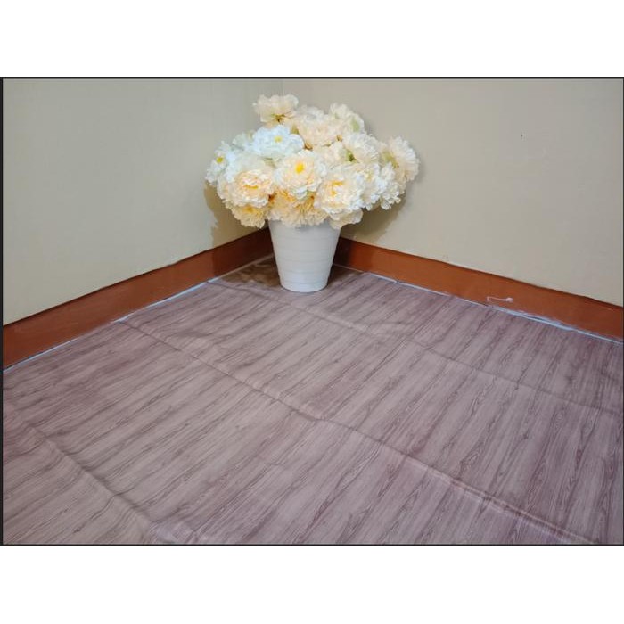 Karpet Lantai Viral Motif Vinyl Kayu 1 roll 15 Meter Tebal Harga Mulai 5 meter Karpet Lebaran