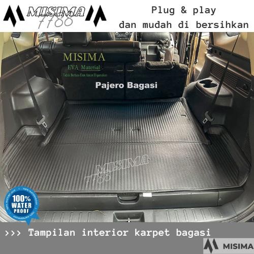 Karpet 5d bagasi mobil tsubishi Pajero