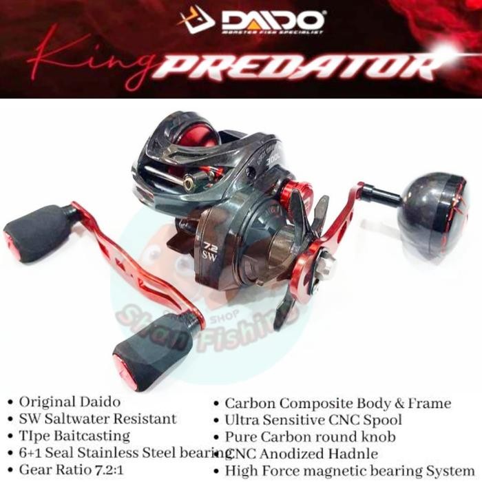 Terhemat Reel Bc/Oh Daido King Predator 300L