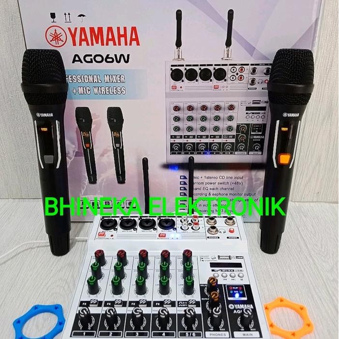 XER YAMAHA AG06W / AG 06W XER 6 ANNEL + 2 WIRELESS
