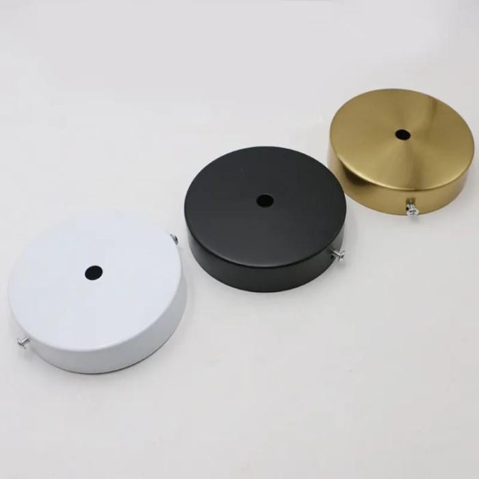 Dudukan Plafon 1 Lampu Hias / Kop Plafon Lampu Hias 3 Warna