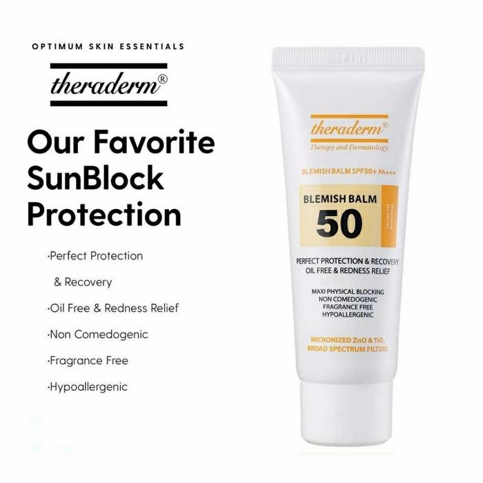 Theraderm Blemish Balm Cream Spf50 40Gr Bb Krim Terbaik Made In Korea