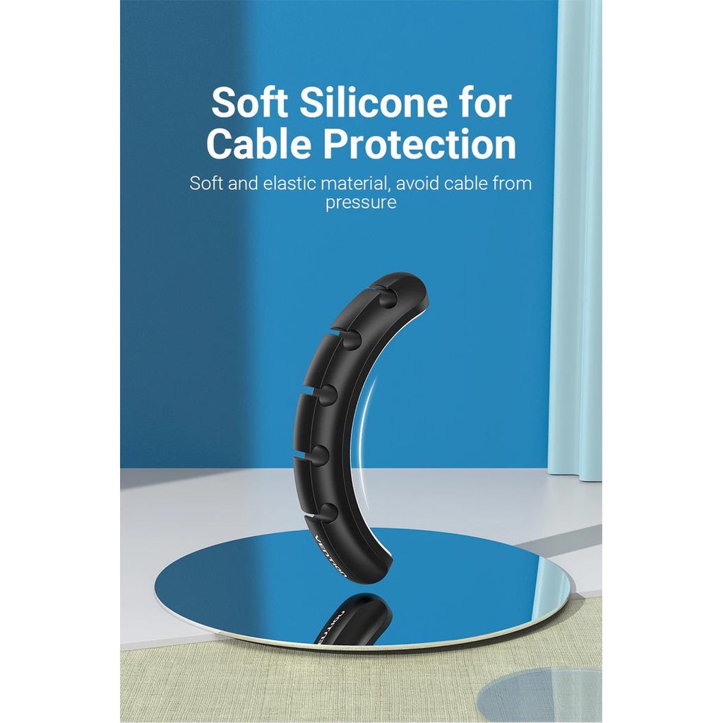 

Perapi Kabel Charger Organizer Clips Holder untuk Meja