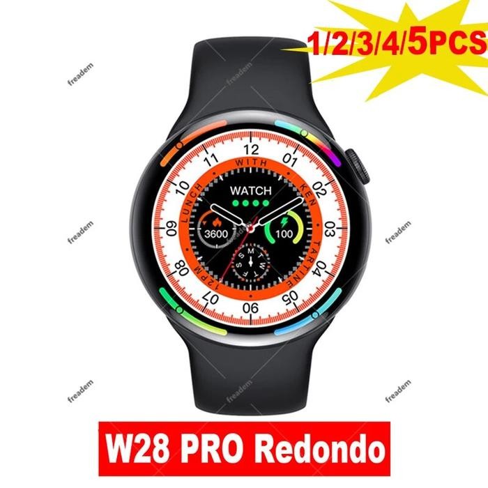 W28 PRO Redondo Smart Watch Men NFC Siri BT Call Wireless Charging