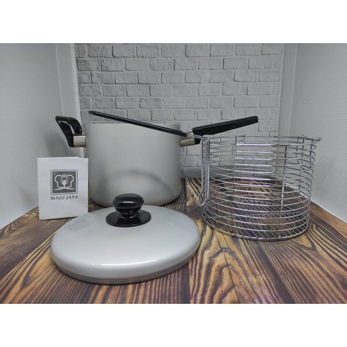 PREMIUM Maspion Multi Deep Fryer 18Cm - Alat Penggorengan Kentang Fried Chicken Panci Aluminium 18Cm