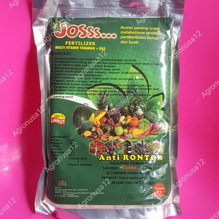 sukam Pupuk Bunga dan Buah Joss Anti Rontok