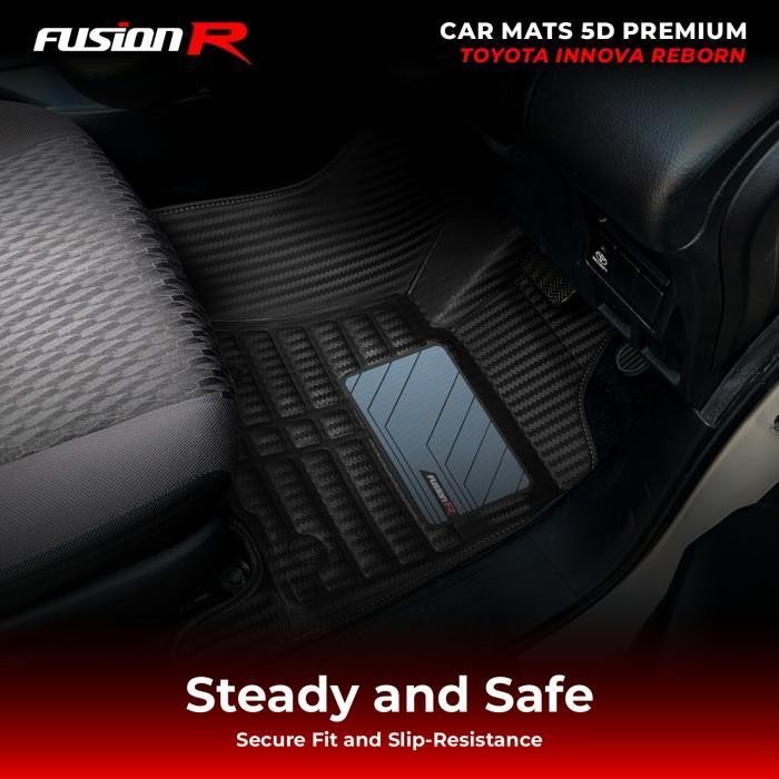 fusion r karpet mobil 5d innova reborn / premium car carpet carbon
