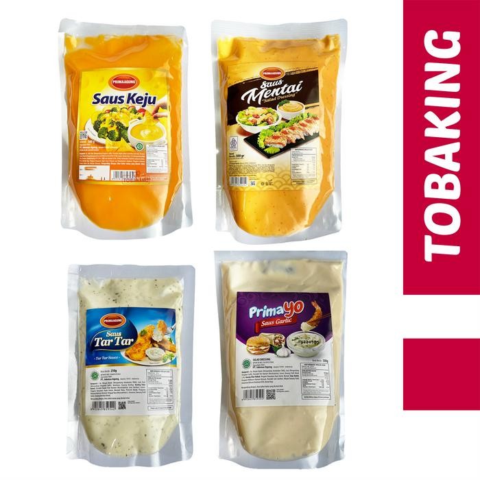 

New Prima Agung Saus Mentai Keju Tartar Garlic Mayo Saos Instant Primayo
