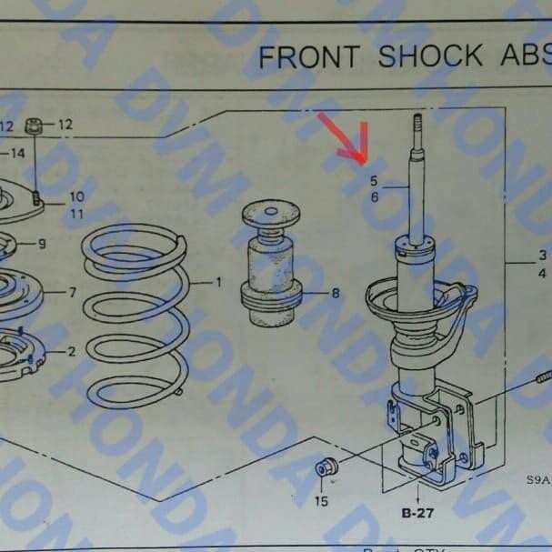 Shockbreaker Depan Ikybi Crv (Rd)