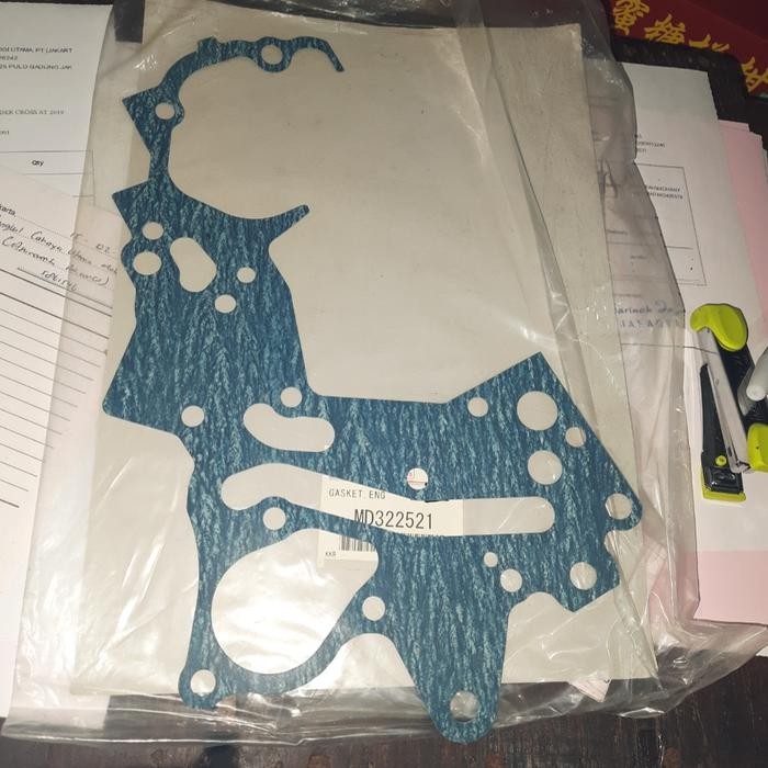 Packing Gasket Pompa Oli Mitsubishi Grandis Asli