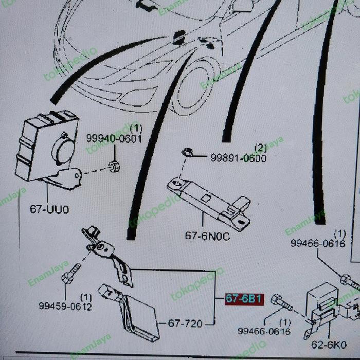 Mazda Genuine Parts Modul Keyless Mazda 6 Gh