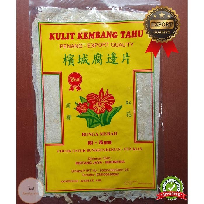 

PREMIUM Kulit Kembang Tahu 75gr lembaran kering