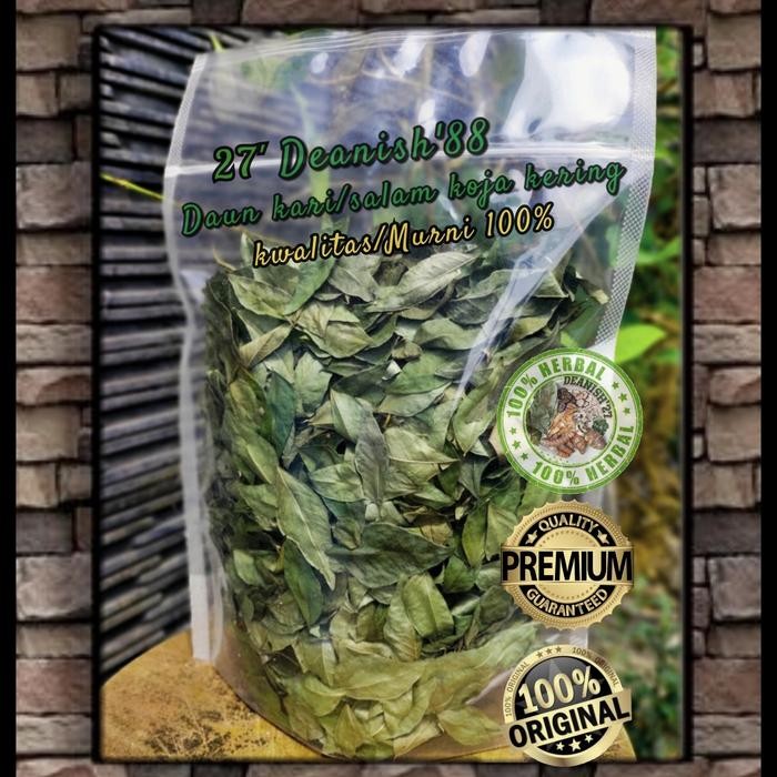 

PREMIUM Daun Kare/Kari/salam koja kering/kwalitas bagus fress bersih 30gram