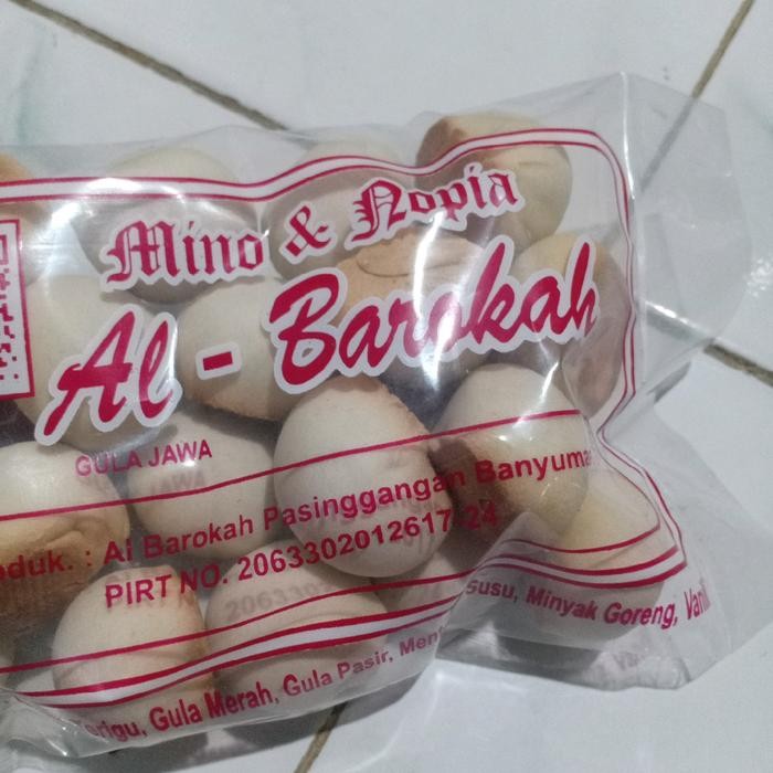 

PREMIUM kue kering mino mini nopia rasa cokelat pandan durian gula jawa khas banyumas Cemilan