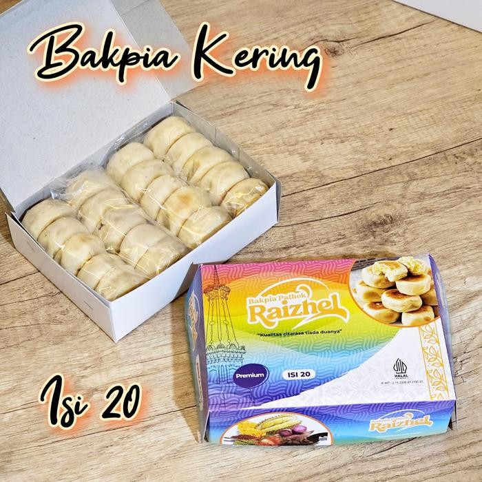

PREMIUM [1 Box] Bakpia Kering isi 20 Bakpia Pathok Raizhel Food