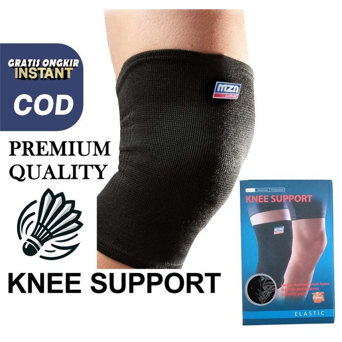 KNEE PENDEK MZN - Knee Sleeve Support MZN - Deker Lutut Pendek Mizuno - Pelindung Lutut