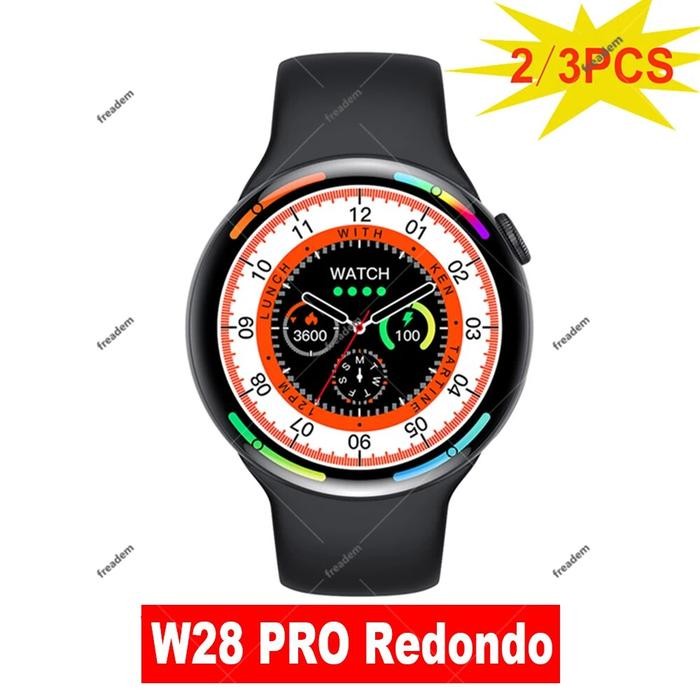 W28 PRO Redondo Smart Watch Men NFC Siri BT Call Wireless Charging