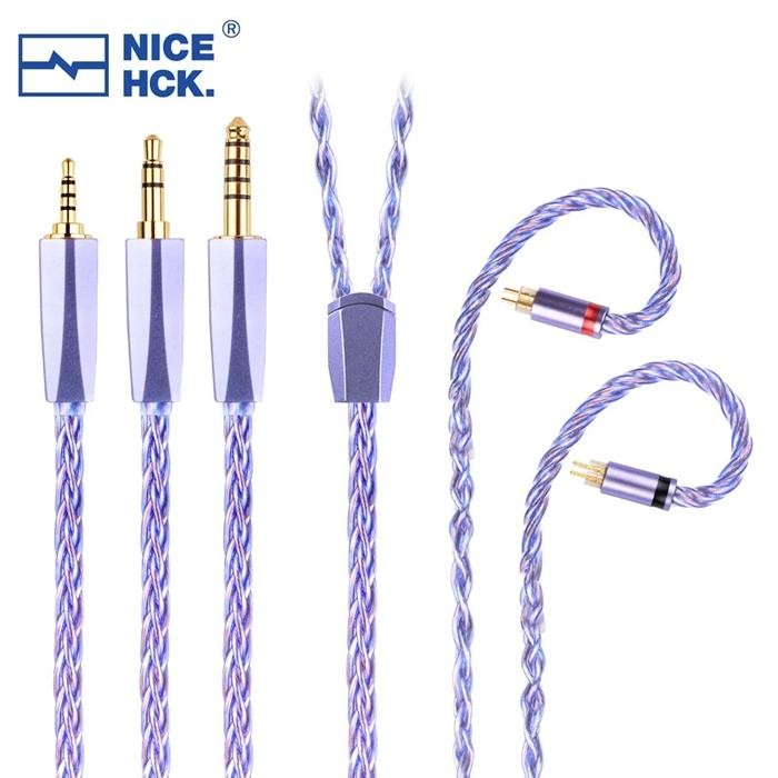 NiceHCK Spacecloud Ultra Flagship Wire Litz 6N Silver Plated OCC+7N