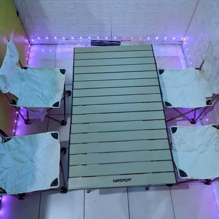 HOT SALE Kursi meja camping set outdoor - kursi lipat outdoor 1 set - meja set