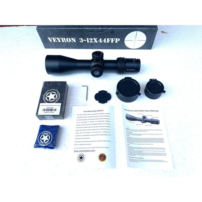 HOT PROMO Teleskop vector compact veyron 3-12x44 FFP