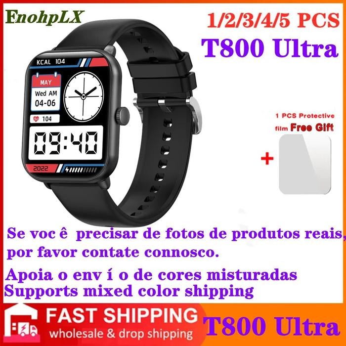 T800 Ultra Smart Watch 8 45mm Men Women SmartWatch Wireless Charger