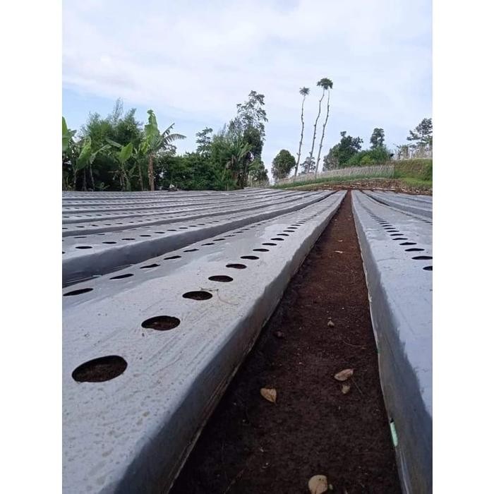 [Sp] Montana Mulsa Plastik 60 120 Hitam Perak Silver 35 Mikron 500 M Meter Pembungkus Tanah -