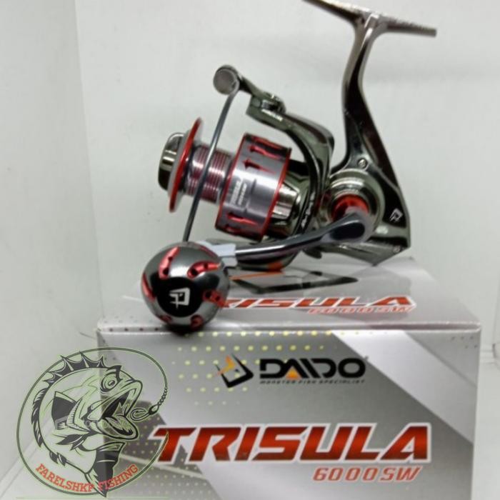 reel daido trisula sw 1000 2000 3000 4000 6000 power hendel