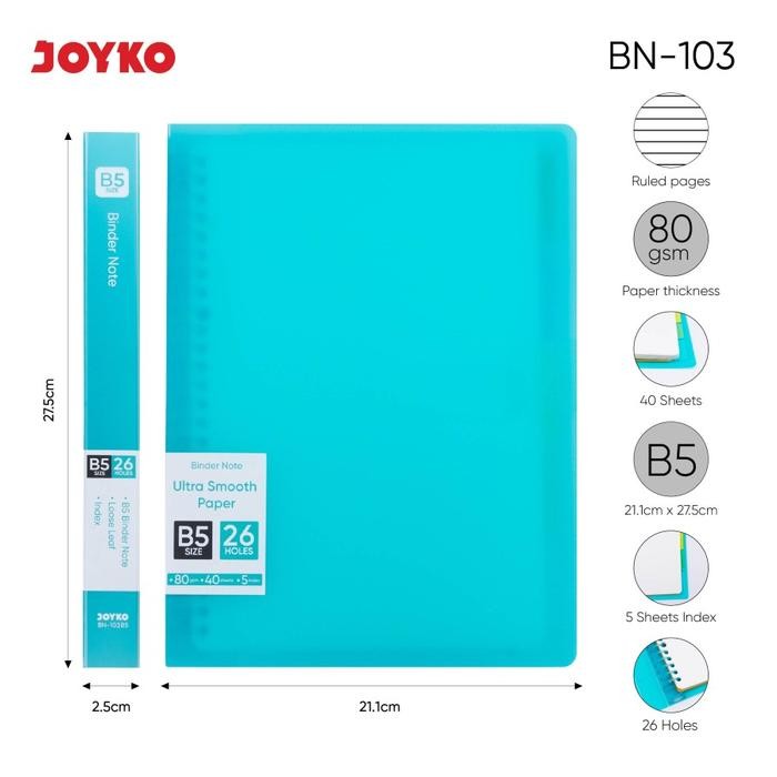 

Binder B5 Brit Color BN103 Alat Tulis Senang