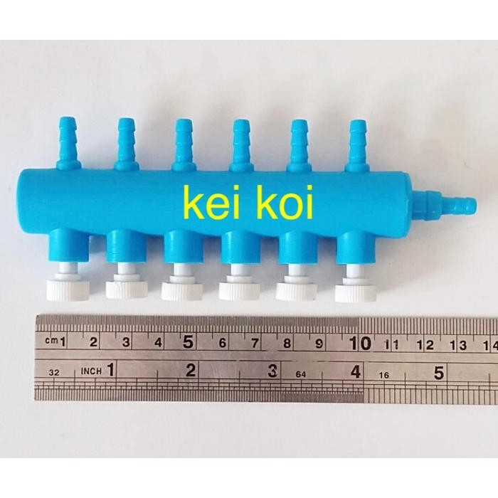 KRAN ANGIN AERATOR 6 LUBANG AIR PUMP