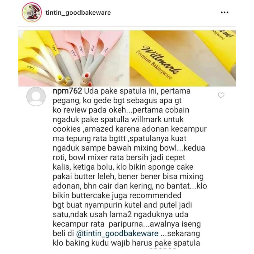 Kualitas Terjamin Spatula Willmark