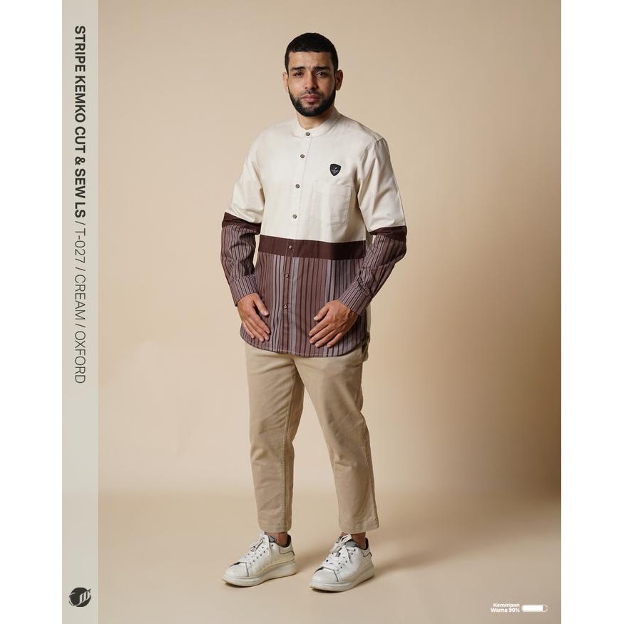 SAMASE ripe Kemko Cut & Sew T027 Baju Kemeja Koko Pria MuslDewasa Samase Clothes Original Lengan