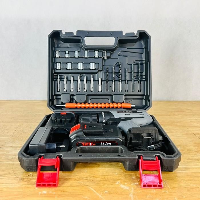 [Expert] KOREA impact drill baterai cordless mesin bor beton besi kayu NRT PRO