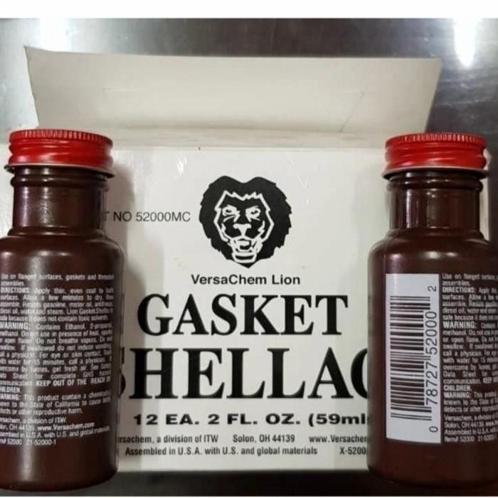 [Expert] Lem paking Shellac lion versachem lem gasket shellac VersaChem lion 59
