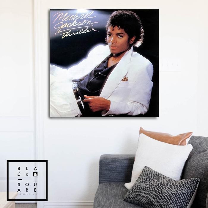 Michael Jackson - Album Cover Premium Poster + Frame Borderless 80X80