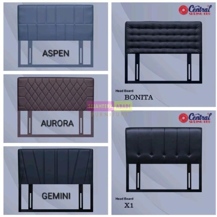 Central springbed GOLD ALMOND 2IN1 twin sorong spring bed matras aman medium firm kasur sorong bed