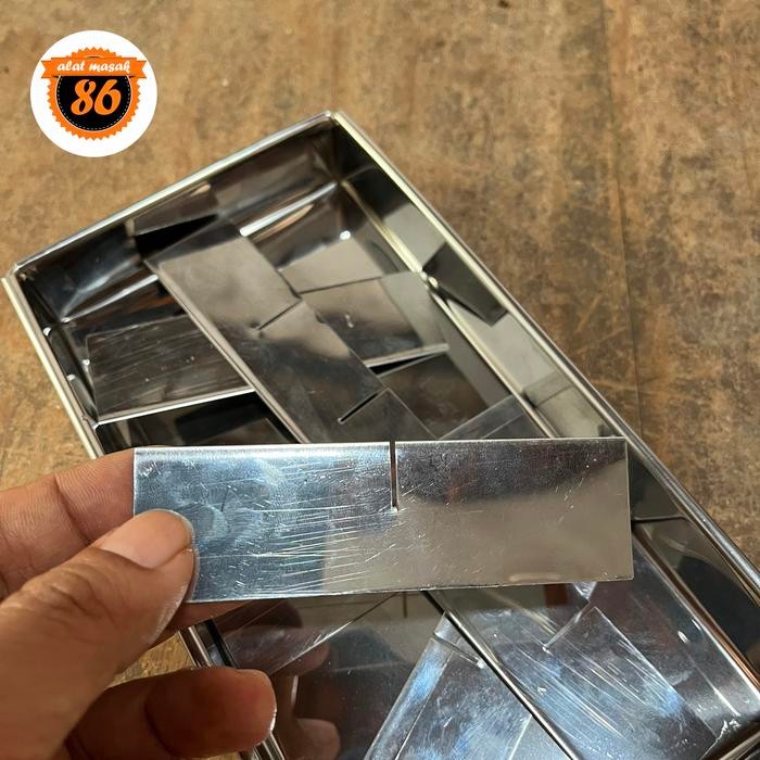 LOYANG BROWNIES SEKAT KECIL STAINLESS STEEL