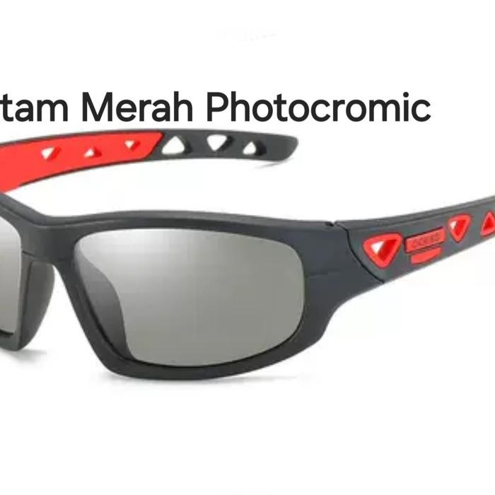 DISKON Kacamata Photocromic Polarized UV400 Kaca Mata Sunglasses Pria Wanita