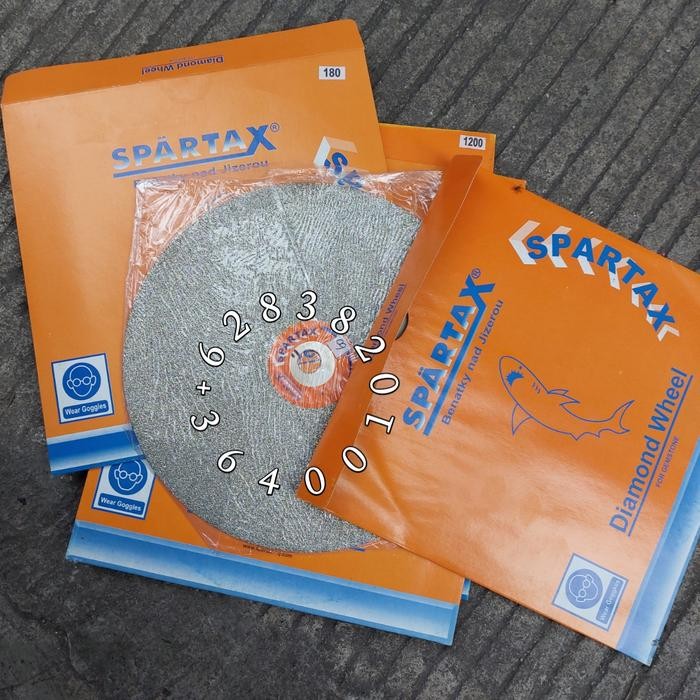 Spartax Diamond Lapping Wheel Disc 8" Diamond Flat Lap Disc