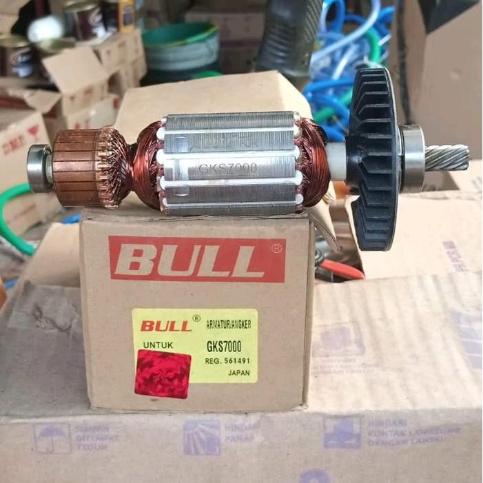 Angker Armature Bull Gks7000 For Mesin Circular Saw Bosch Gks7000