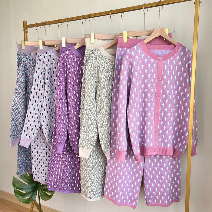 one set knit premium import bkk Knit Premium Setelan Knit Rajut wan