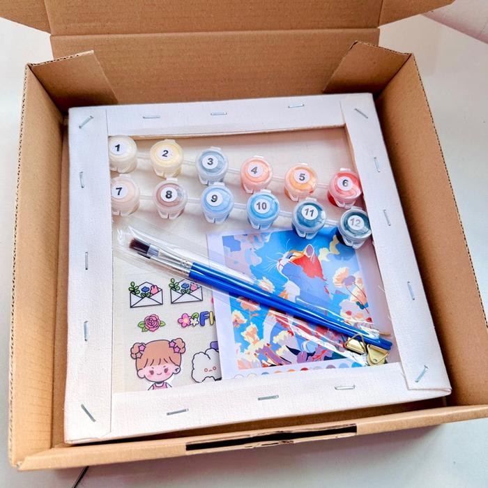 

SALE TERHOTT PAINT BY NUMBERS KIT - DUCK SERIES 20X20CM READYY