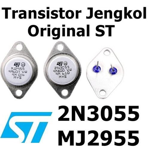 1 Set Mj 2955 - Mj 3055 St Mj2955 Mj3055 2N2955 2N 3055 Tr Transistor