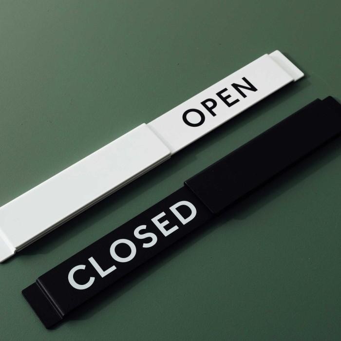 

Sign Sliding Open Closed Minimalis